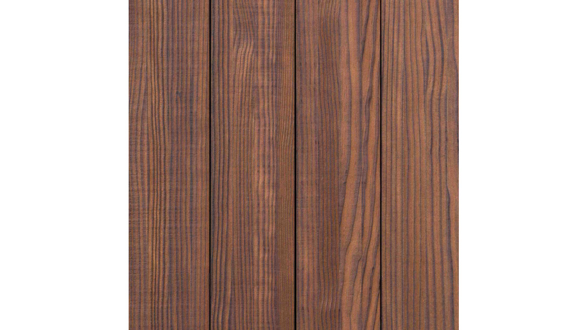 Vulcan Cladding Brushed Finish in Protector Teak