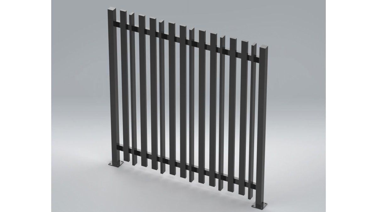 ed Aurora Pool Fence Panel 1800mm 3