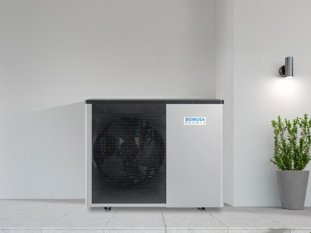 The Domusa Dual Clima HT Air-to-Water Heat Pump is an advanced, high-performance solution designed for high-temperature applications.