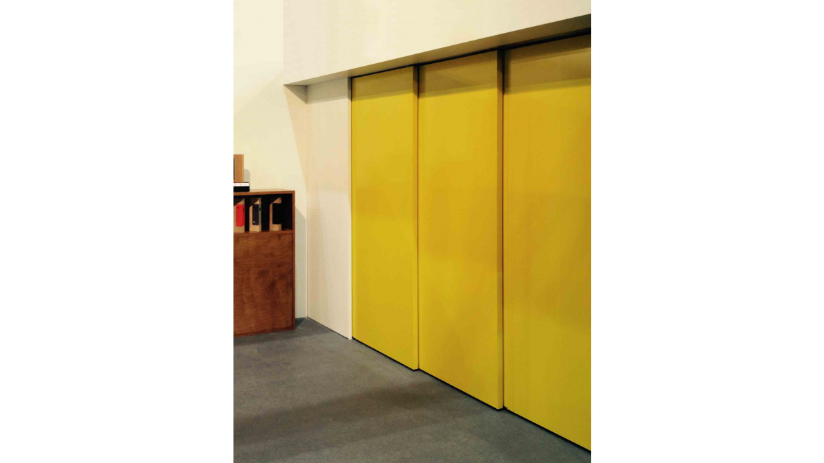overtaking squareformed yellow doors