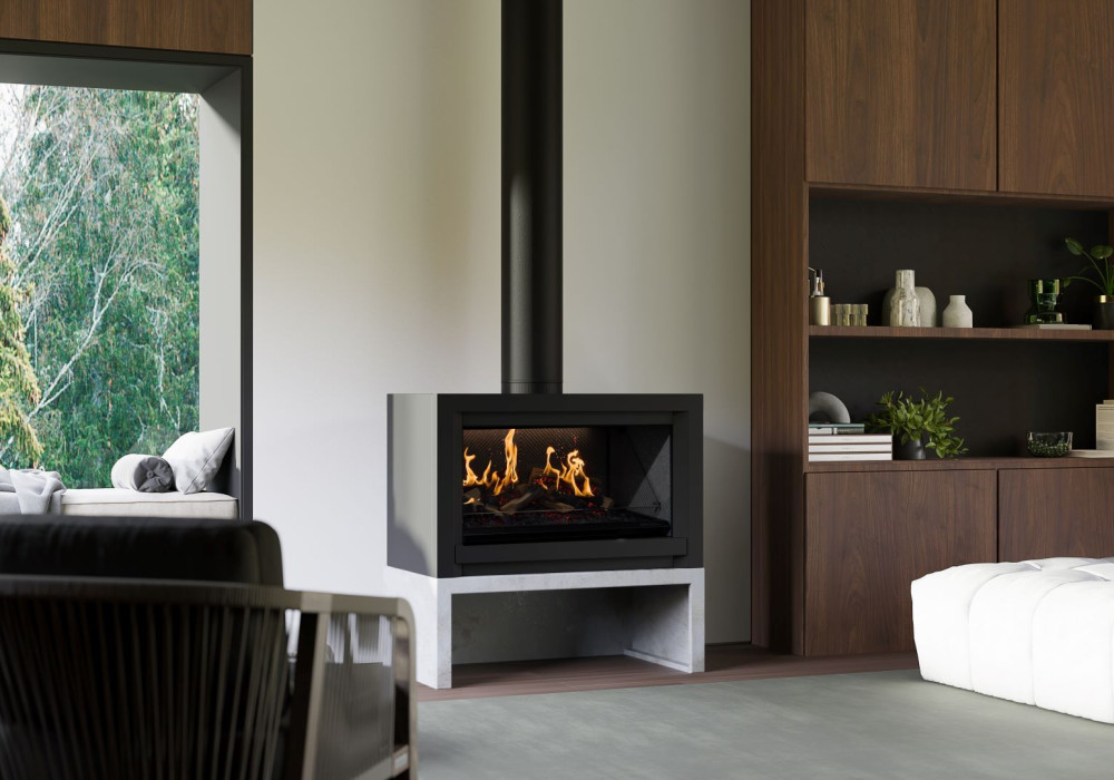 Escea LFS800 Freestanding Holographic Electric Fireplace