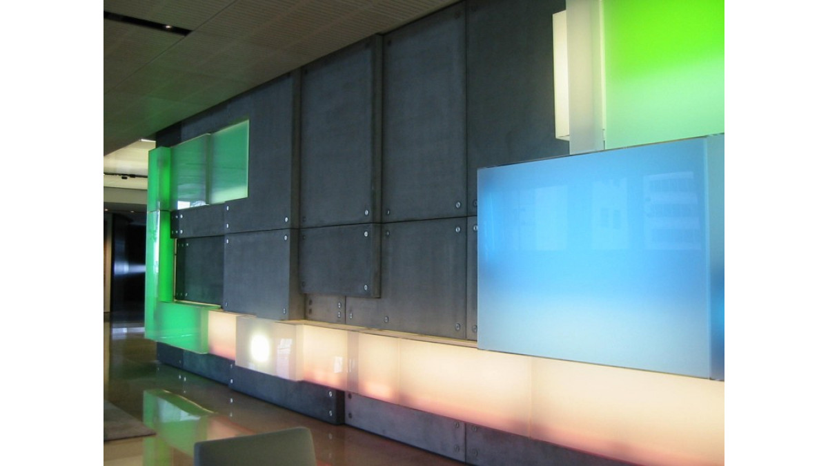 GRC ornate panels light