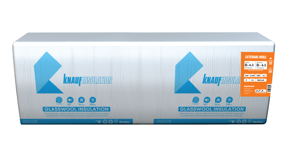 Knauf Insulation External Wall Batt Mock Up