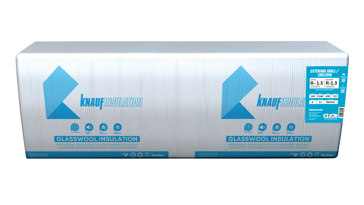 Knauf Insulation External Wall Skillion Mock Up