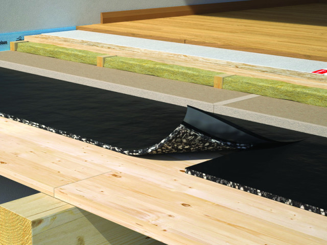 Silent Floor Acoustic Floor System for Concrete Floors