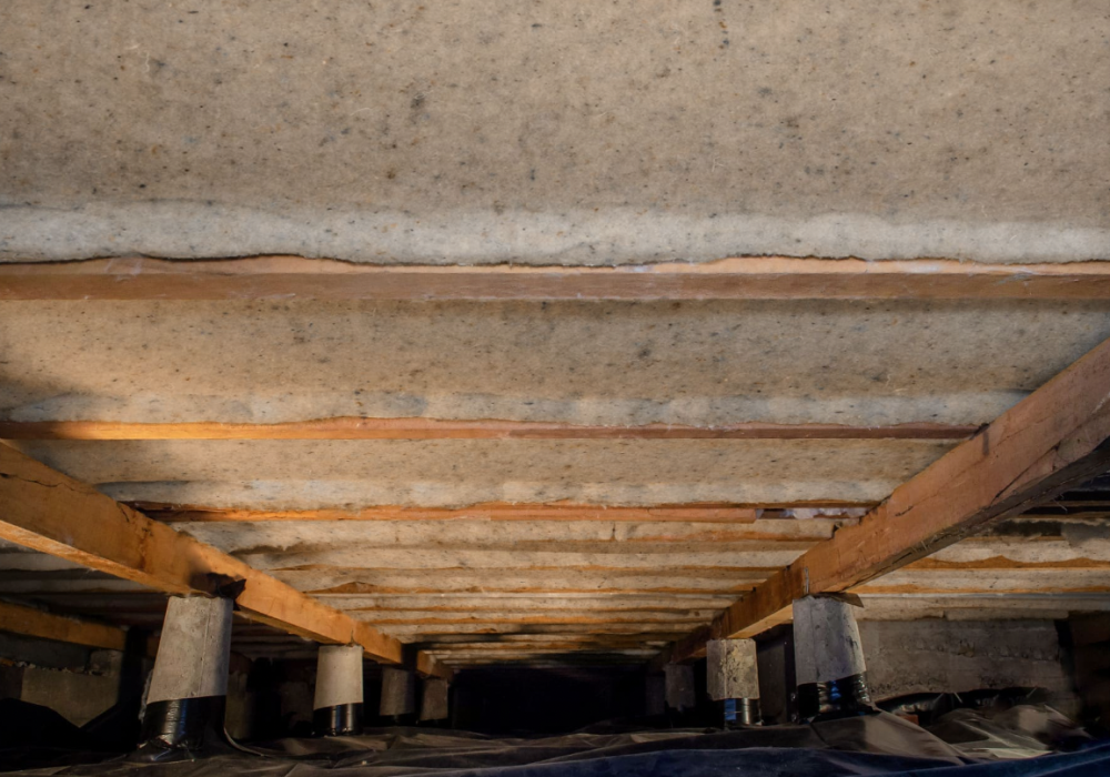 Wool Underfloor Insulation — Retrofit