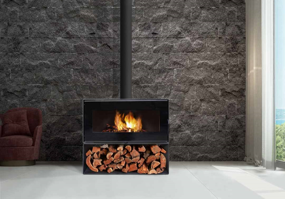 VisionLINE Taurus Clean Air Wood Fire —  Freestanding