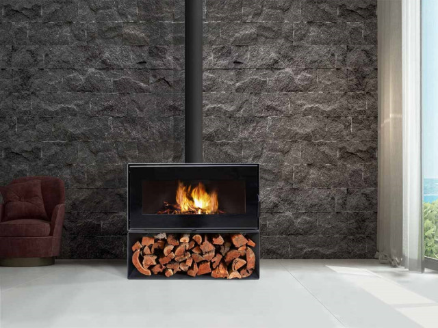 VisionLINE Taurus Clean Air Wood Fire —  Freestanding