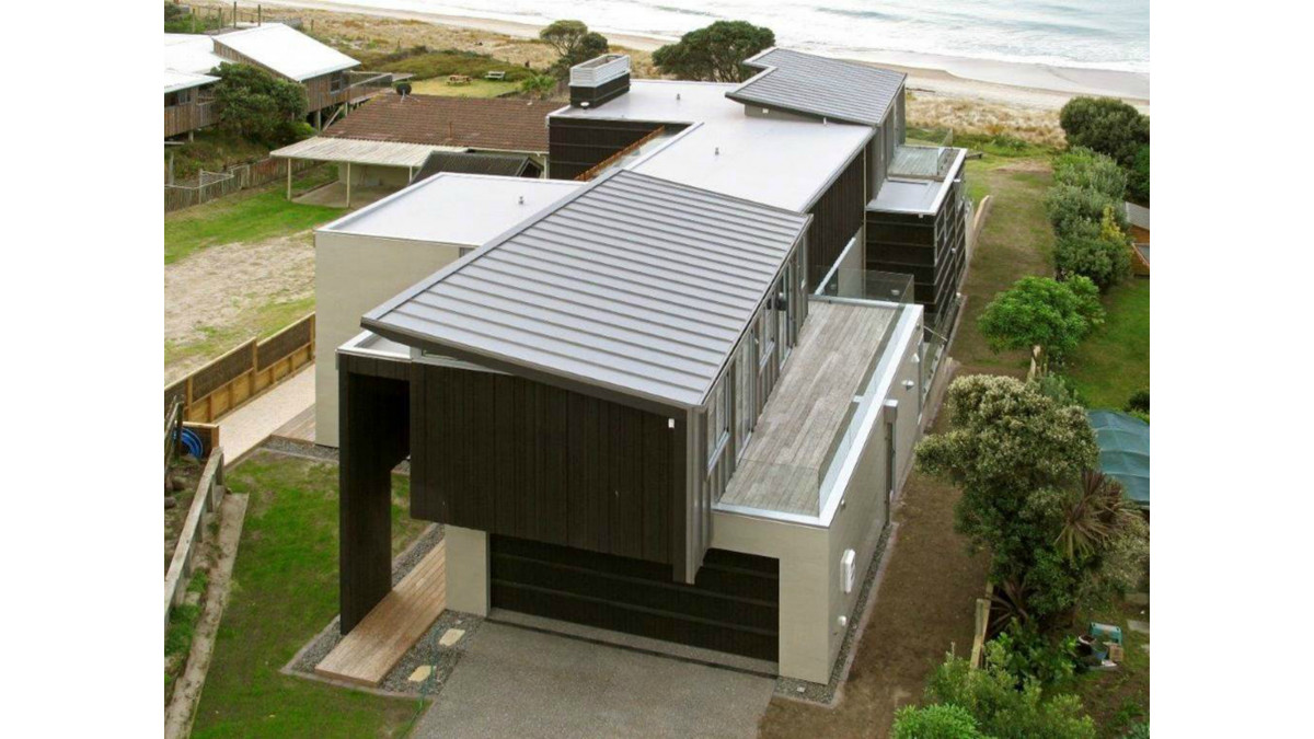 Viking Enviroclad withstands coastal conditions Papamoa