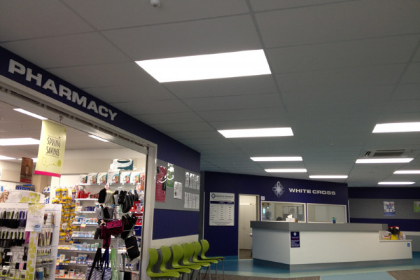 Acoustic Plus Dual Bloc Ceiling System for New Whitecross Medical Centre