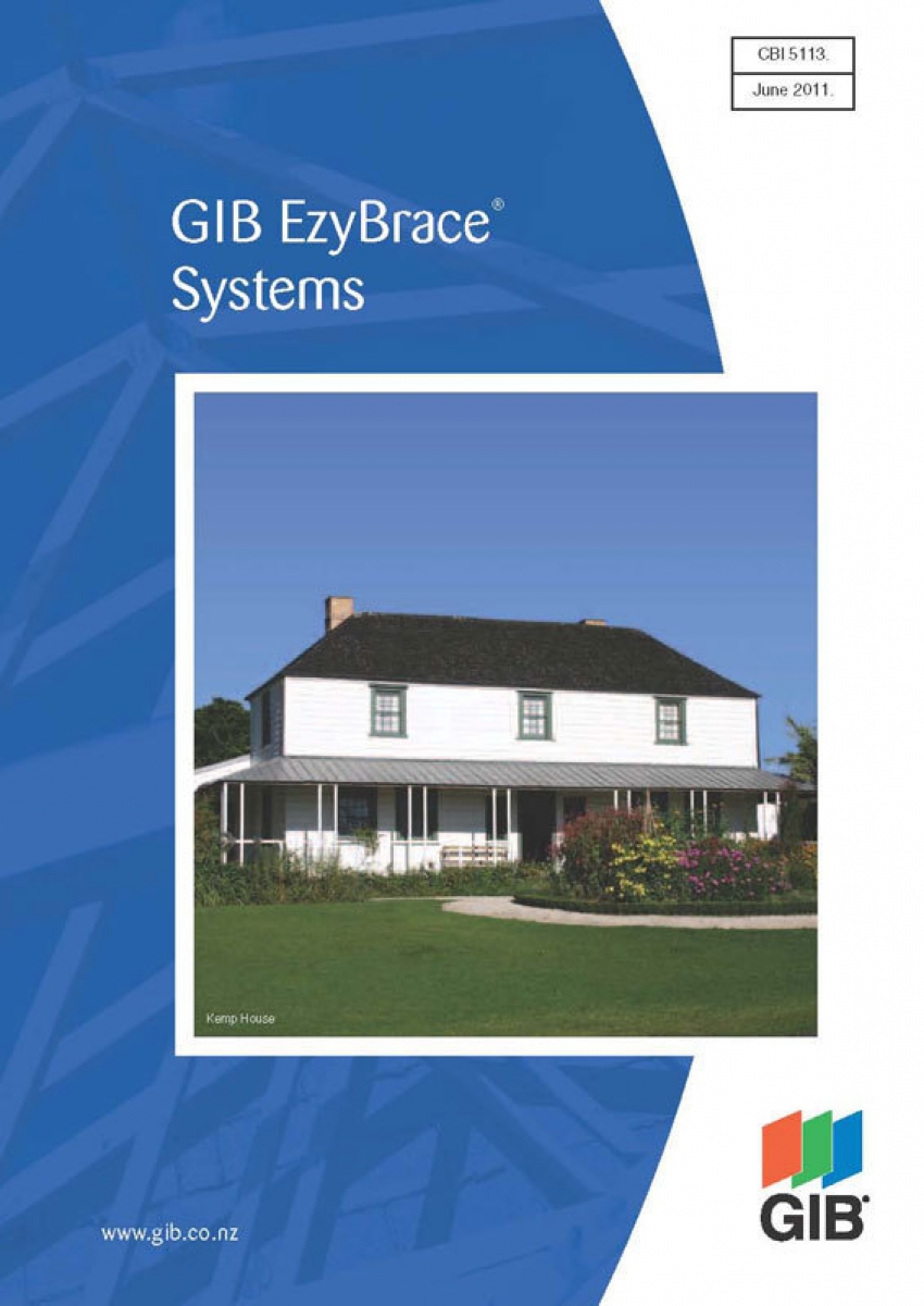 GIB EzyBrace 2011 Complies With NZS 3604:2011 By GIB – EBOSSNOW – EBOSS