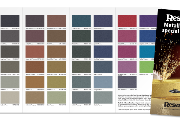 Resene Metallics Together in New Colour Chart