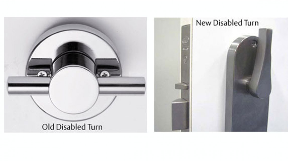 The upgraded of the disabled turn, used with Lockwood Artefact and Brass Door Furniture.