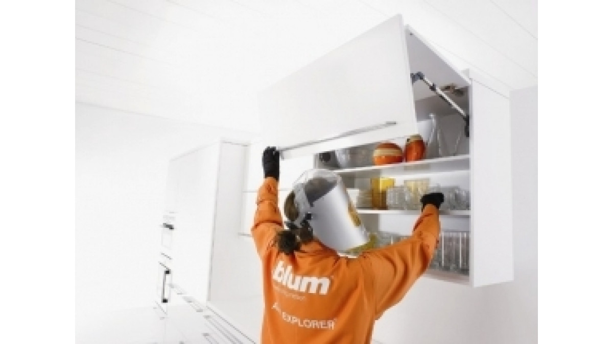 Blum’s latest research tool is the Age Explorer suit, used to support the development of products that provide long-term ergonomic advantages for the kitchen user.