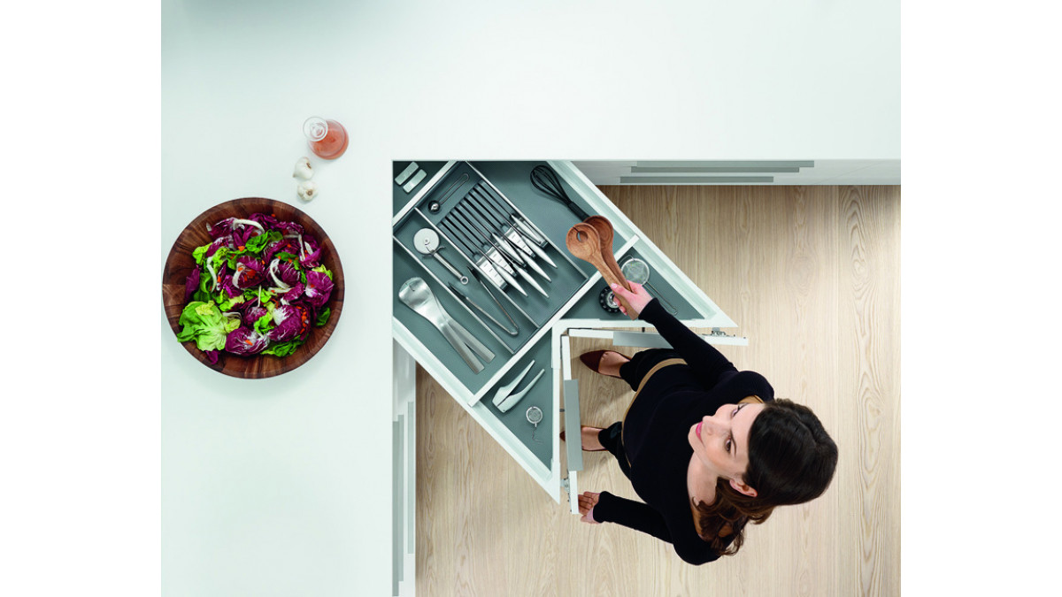 Blum specialises in the manufacture of kitchen hardware such as hinges, lifts, drawers and organisational accessories, all with a strong focus on innovation and quality.