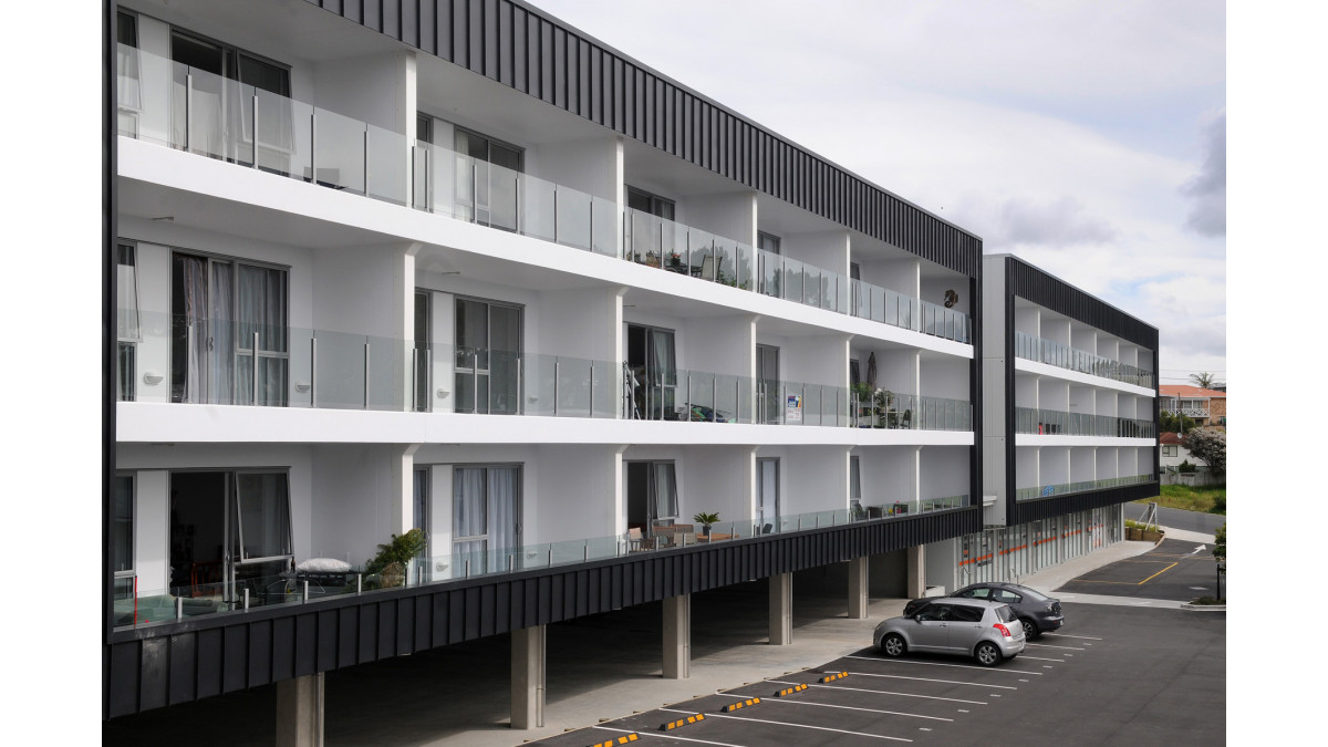 THE LINK Apartments with Unex Glass Balustrades.