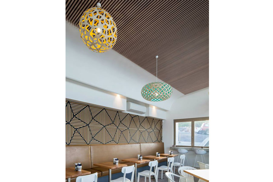 Fire Rated Geometric Acoustic Panels Increase Design Options – EBOSS