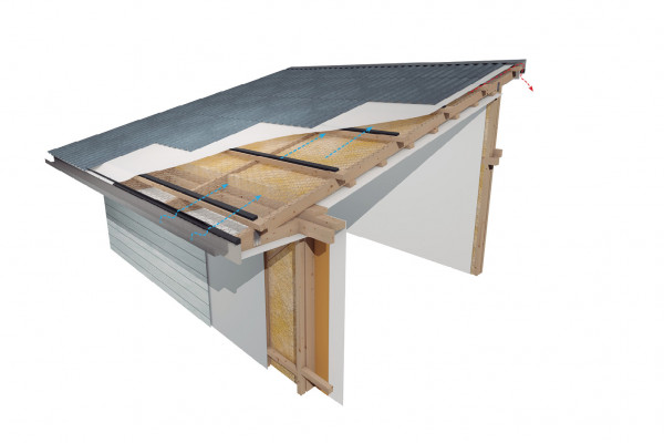 Ventilate Mono Pitched Skillion Roofs with a Vent Passive Ventilation System