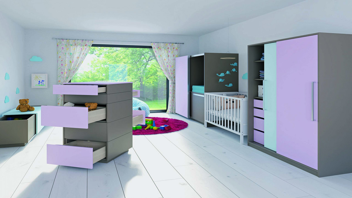 Hettich drawers make child’s play of keeping everything tidy with durable and safe storage space.