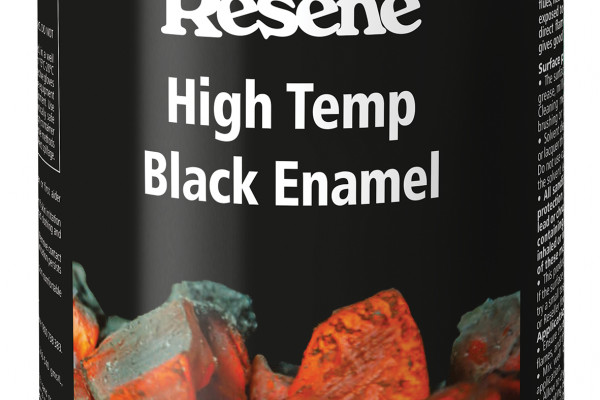 Re-Coat Hot Surfaces with Resene High Temp Black Enamel