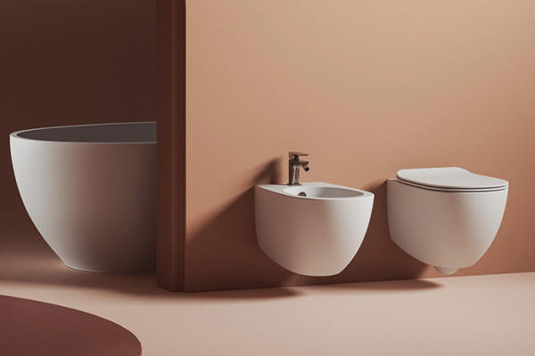 New Contemporary Rimless Toilet Suites by Art Ceram