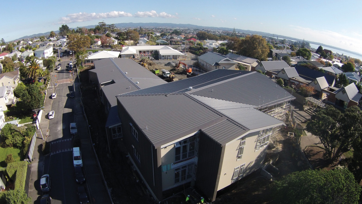 Westmere School | Te Rehu in Auckland featuring Kingspan's Trapezoidal RW insulated roof panel.