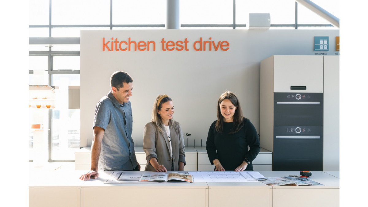 Book a free kitchen test drive.
