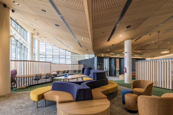 Décortech Acoustic Ceiling Brings Warmth of Timber to Te Ara ­Ātea