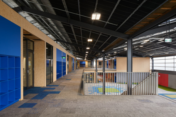 Supermarket Warehouse Transformed into Modern Learning Facility for Marian College