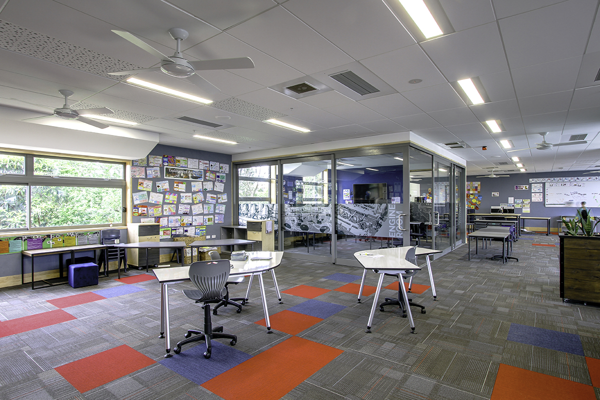 Phonic Absorb Ceiling Tile and Floc Panel for Learning Environments – EBOSS