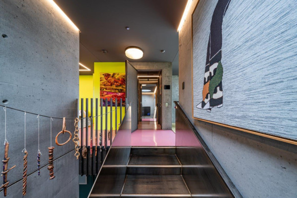 Post-Modern-Industrial Elevator for a Multi-Award Winning Art House