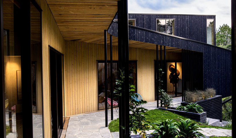 Sustainable Cladding Choice with Brushed TMT Taiga for Greenhithe’s Ecological Retreat