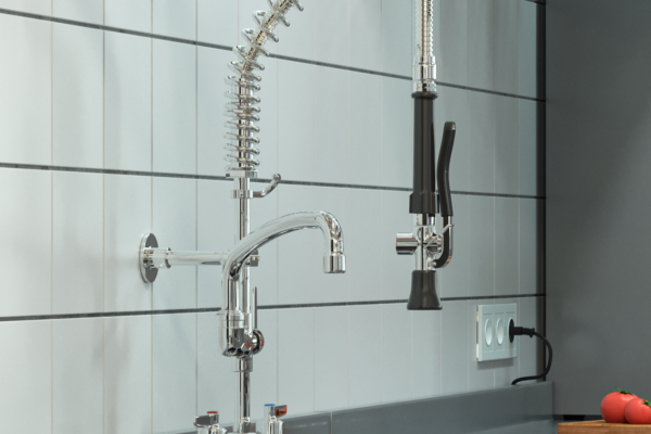 Central Brass Commercial Kitchen Mixers Combine Efficiency and Hygiene