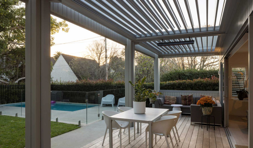 Flexible Outdoor Living in Devonport with Bespoke Louvres