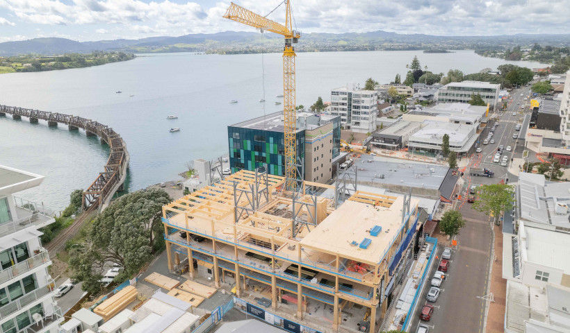 NZ's Largest Mass Timber Office Building: The Sustainable Timber Engineering Behind 90 Devonport Rd