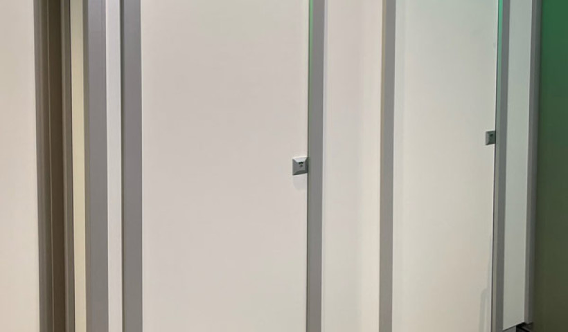 New Occupancy Lights Help Quickly Identify Available Cubicles in Busy Bathrooms