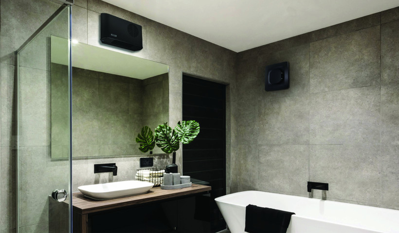 A Through-Wall Bathroom Fan That Combines Easy Install and Sleek Design