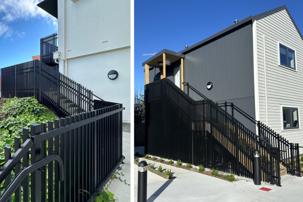 Clean Lines of Euro Fin Balustrading Combine Safety and Style in Two Hawkes Bay Projects