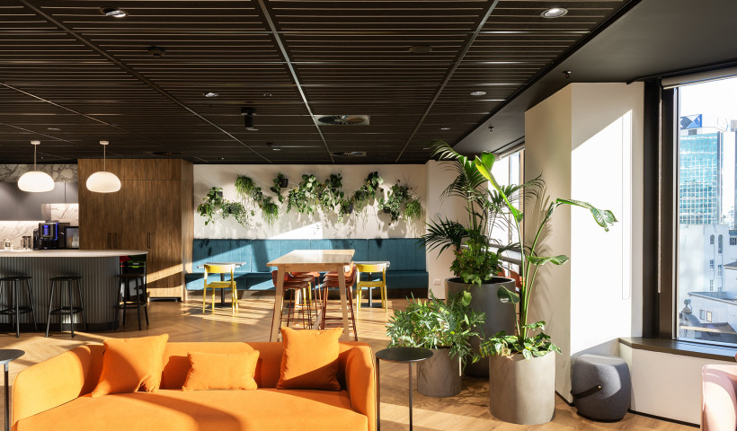 Asona Triton 25 Provides a Dramatic Ceiling Design at Stride Property Offices