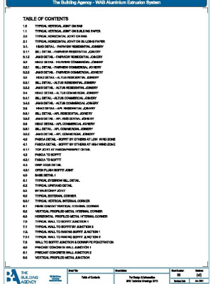 The Building Agency WAB System Alucobond Plus or A2 v2 pdf