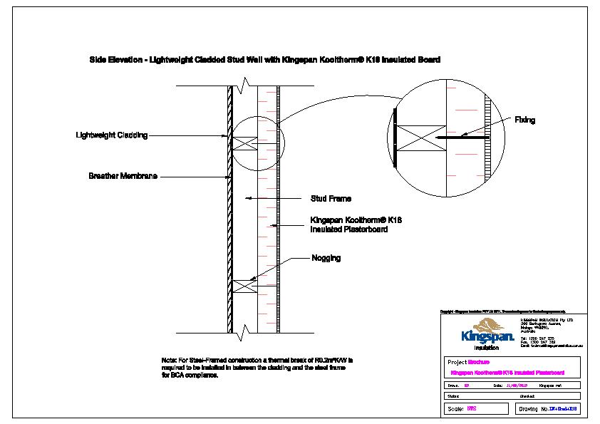 Kooltherm K18 Insulated Plasterboard — Mechanical Fixing by Kingspan ...