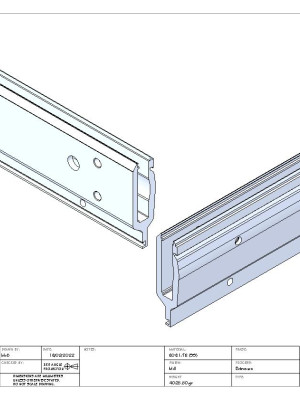 Rakaia Glass Channel System BelAire Designer Fencing CAD Drawing pdf