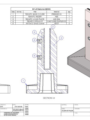 Tekapo Spigot BelAire Designer Fencing CAD Drawing pdf