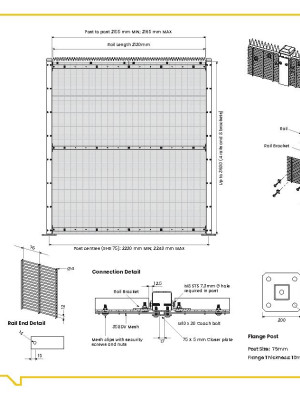 Edgesmith Fencing Tech Spec 358DV High Security pdf