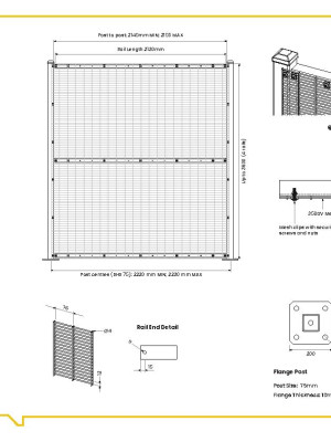 Edgesmith Fencing Tech Spec 358DV v2 pdf