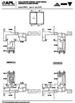 APL Metro Thermal Heart Sliding Door CFX Drawings pdf