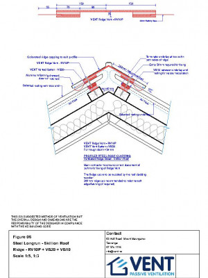 Drawings for VENT Ridge Vent RV10P by VENT – EBOSS